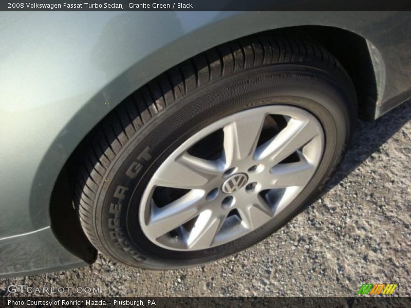 Granite Green / Black 2008 Volkswagen Passat Turbo Sedan
