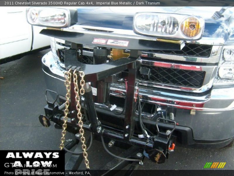 Imperial Blue Metallic / Dark Titanium 2011 Chevrolet Silverado 3500HD Regular Cab 4x4