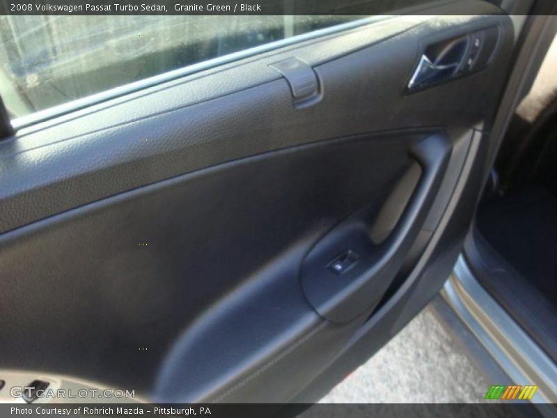 Granite Green / Black 2008 Volkswagen Passat Turbo Sedan