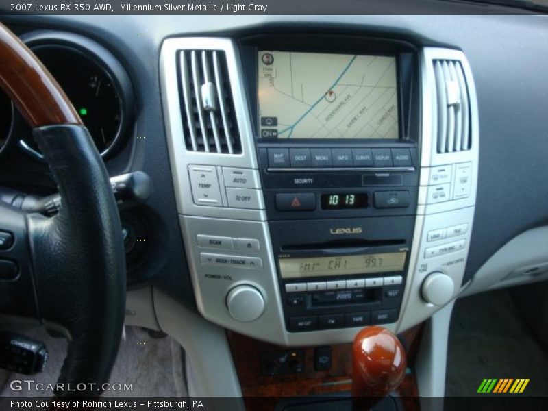 Millennium Silver Metallic / Light Gray 2007 Lexus RX 350 AWD
