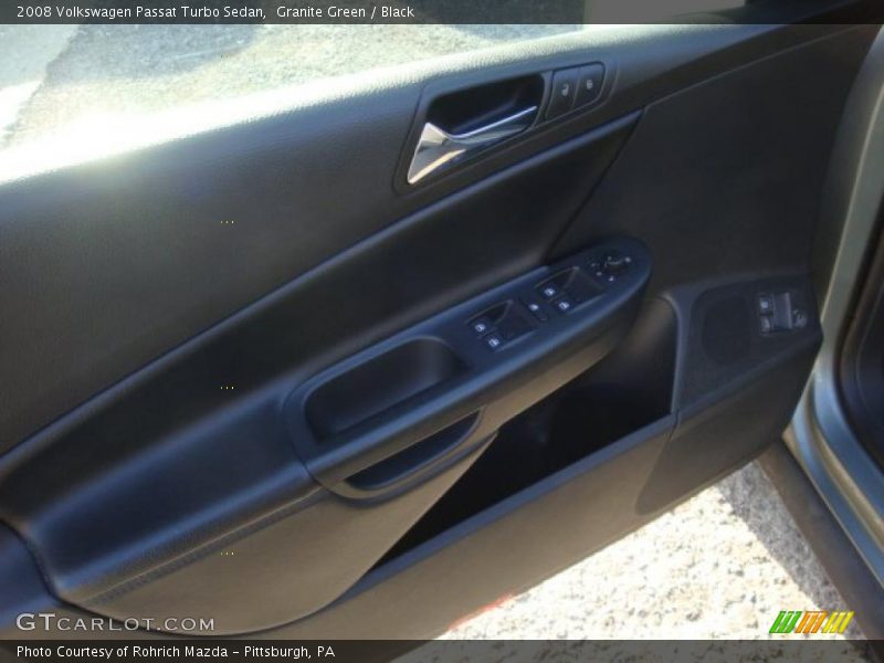 Granite Green / Black 2008 Volkswagen Passat Turbo Sedan