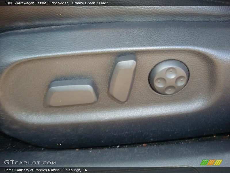 Granite Green / Black 2008 Volkswagen Passat Turbo Sedan