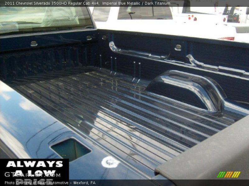Imperial Blue Metallic / Dark Titanium 2011 Chevrolet Silverado 3500HD Regular Cab 4x4
