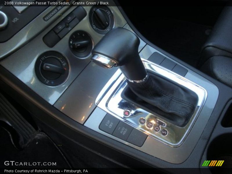 Granite Green / Black 2008 Volkswagen Passat Turbo Sedan