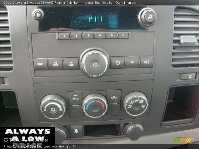 Imperial Blue Metallic / Dark Titanium 2011 Chevrolet Silverado 3500HD Regular Cab 4x4