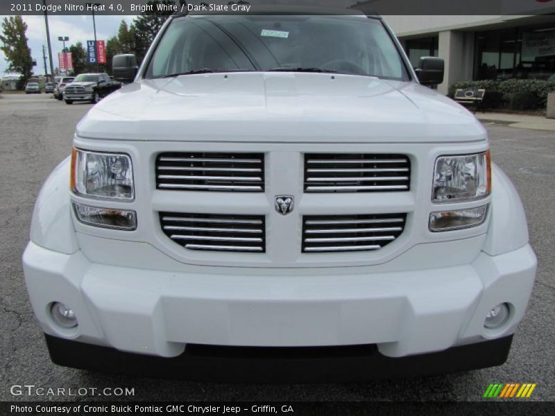 Bright White / Dark Slate Gray 2011 Dodge Nitro Heat 4.0
