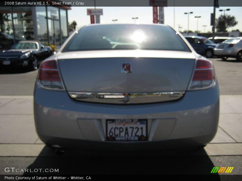 Silver Pearl / Gray 2008 Saturn Aura XE 3.5