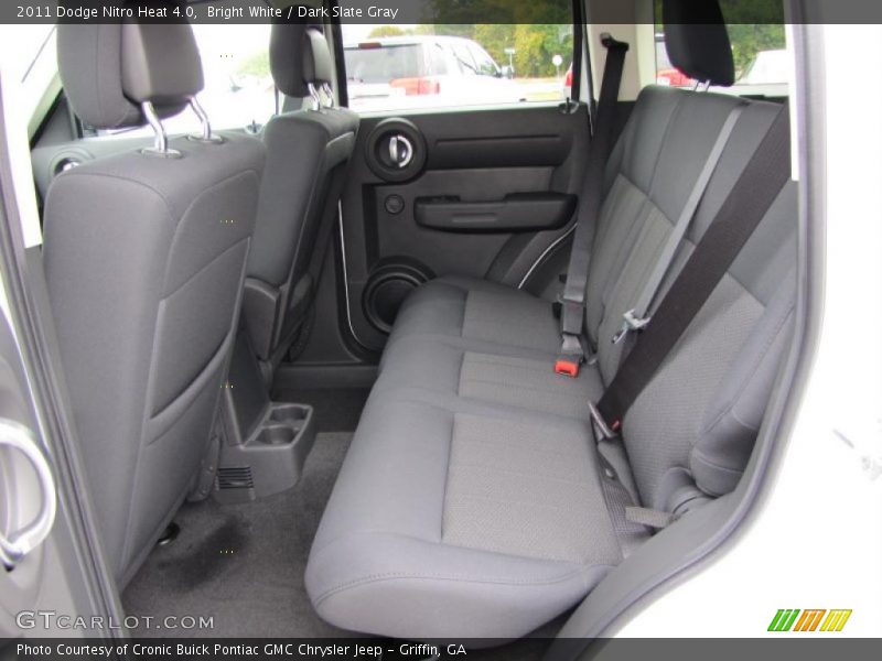 Bright White / Dark Slate Gray 2011 Dodge Nitro Heat 4.0