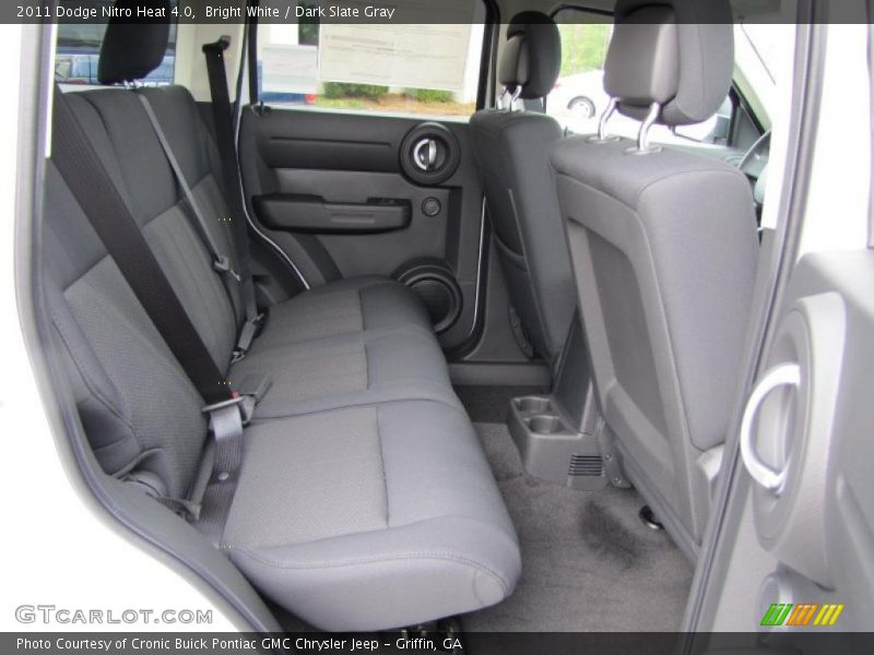 Bright White / Dark Slate Gray 2011 Dodge Nitro Heat 4.0