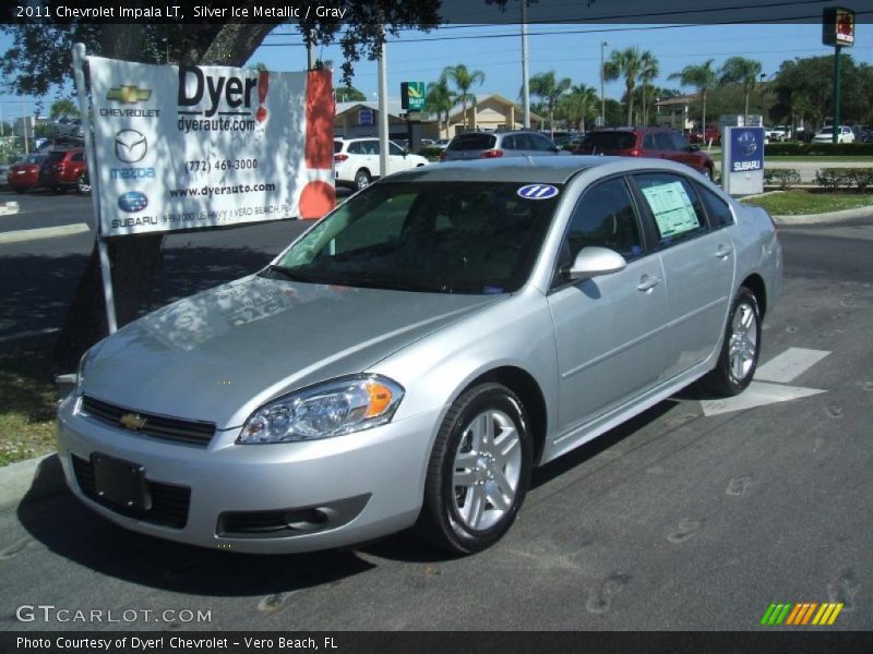 Silver Ice Metallic / Gray 2011 Chevrolet Impala LT