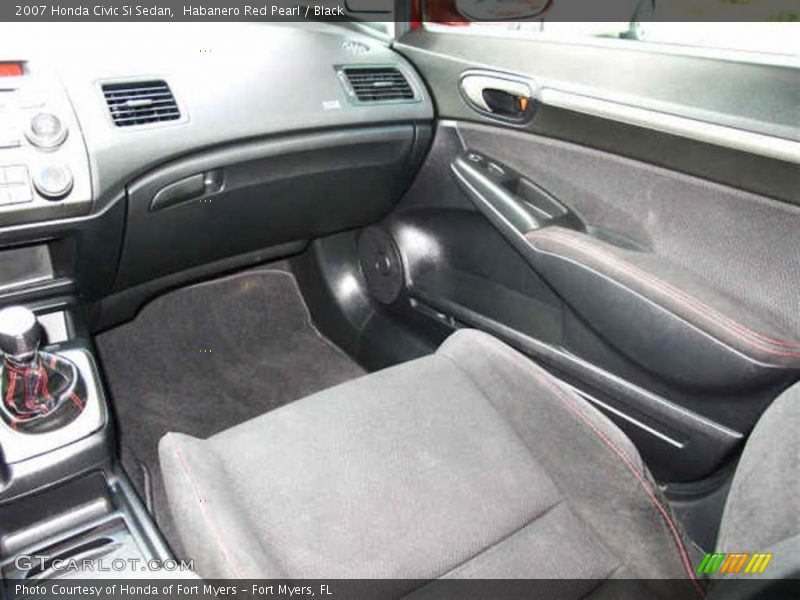  2007 Civic Si Sedan Black Interior