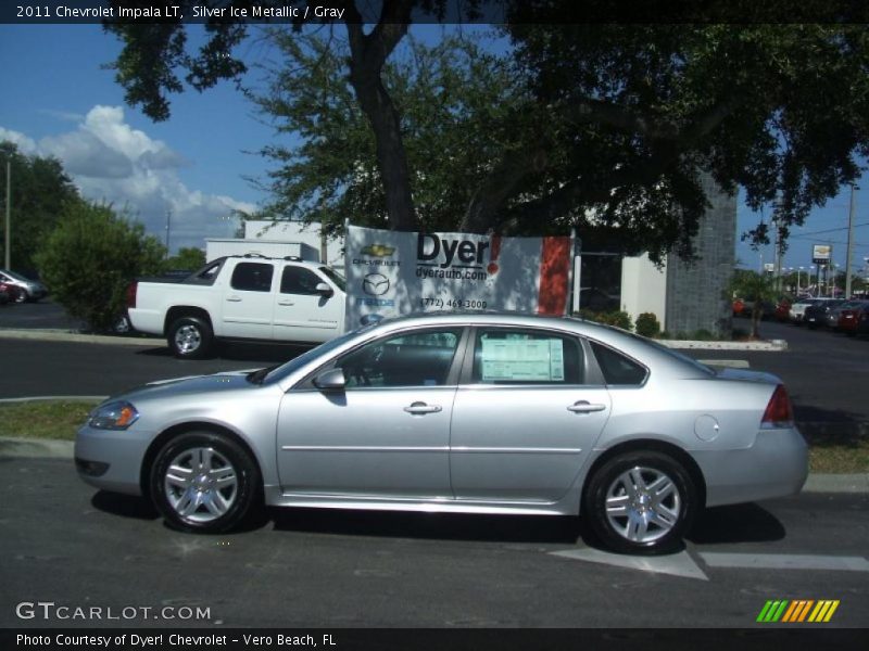 Silver Ice Metallic / Gray 2011 Chevrolet Impala LT