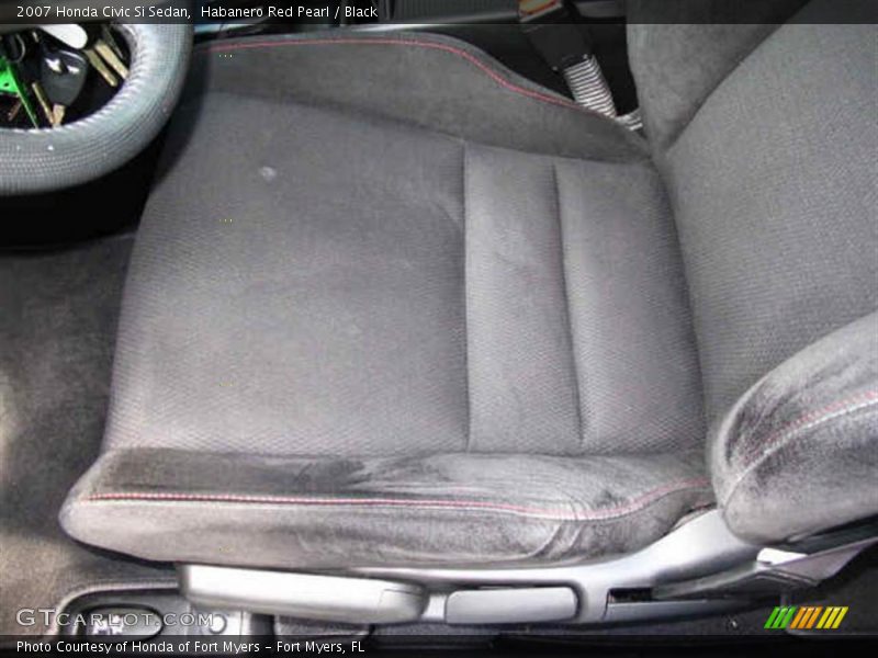  2007 Civic Si Sedan Black Interior