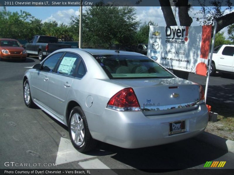 Silver Ice Metallic / Gray 2011 Chevrolet Impala LT