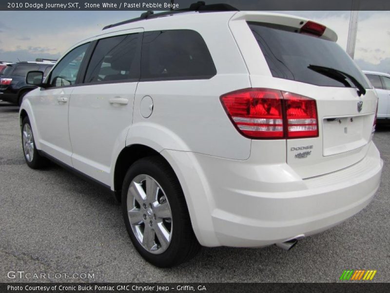 Stone White / Pastel Pebble Beige 2010 Dodge Journey SXT