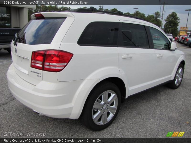 Stone White / Pastel Pebble Beige 2010 Dodge Journey SXT