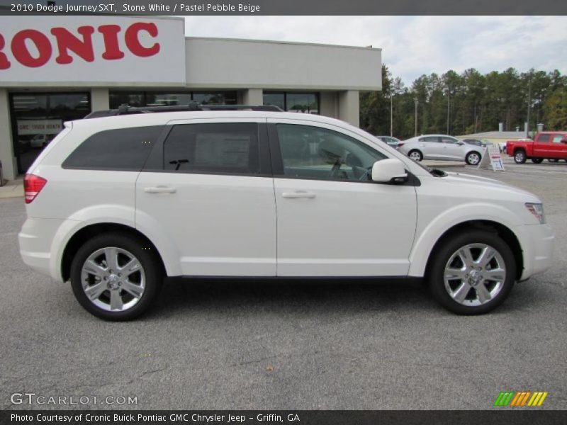Stone White / Pastel Pebble Beige 2010 Dodge Journey SXT