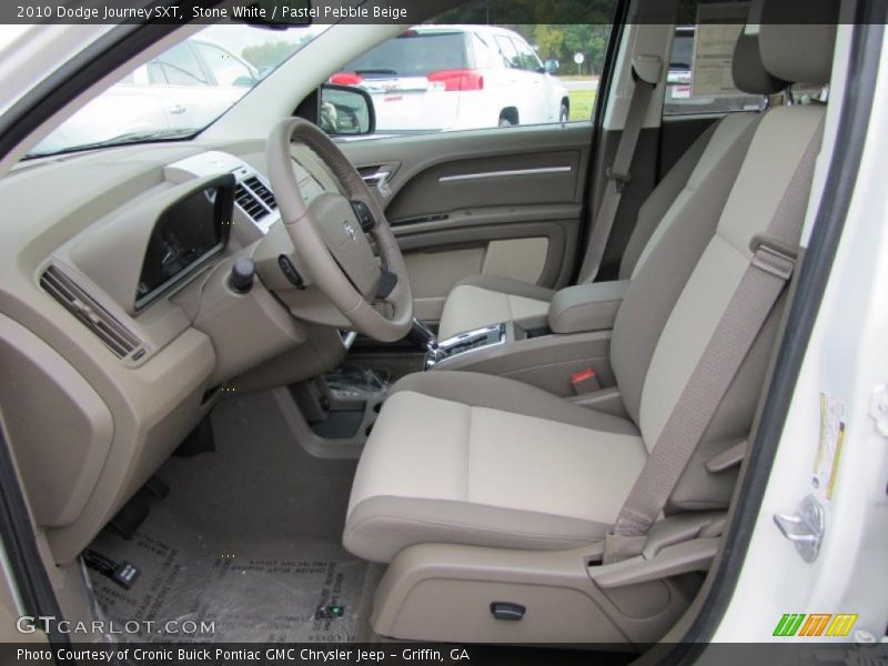 Stone White / Pastel Pebble Beige 2010 Dodge Journey SXT