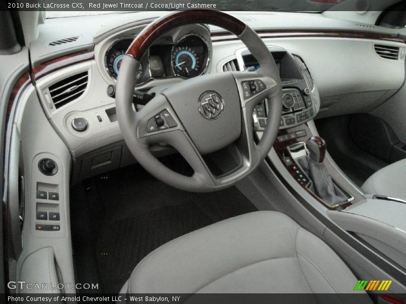 Red Jewel Tintcoat / Cocoa/Light Cashmere 2010 Buick LaCrosse CXS