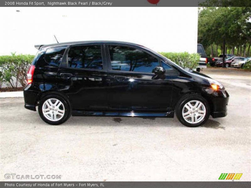 Nighthawk Black Pearl / Black/Grey 2008 Honda Fit Sport