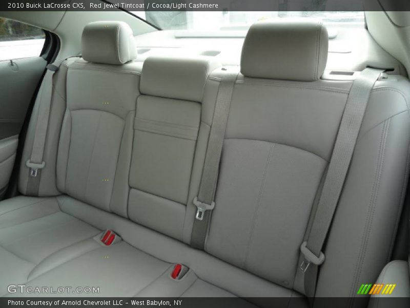 Red Jewel Tintcoat / Cocoa/Light Cashmere 2010 Buick LaCrosse CXS