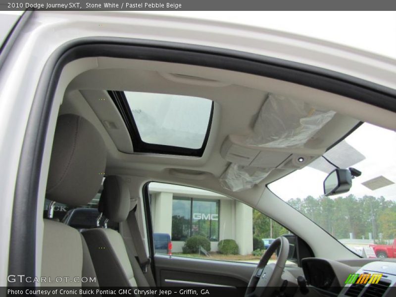 Stone White / Pastel Pebble Beige 2010 Dodge Journey SXT