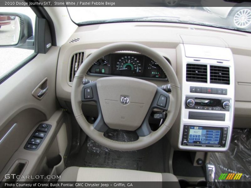 Stone White / Pastel Pebble Beige 2010 Dodge Journey SXT