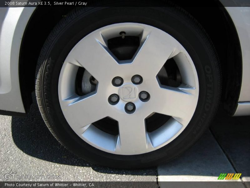 Silver Pearl / Gray 2008 Saturn Aura XE 3.5