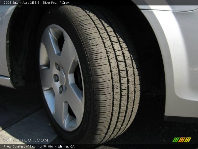 Silver Pearl / Gray 2008 Saturn Aura XE 3.5