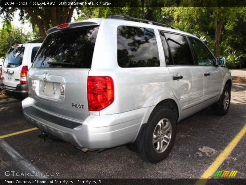 Starlight Silver Metallic / Gray 2004 Honda Pilot EX-L 4WD