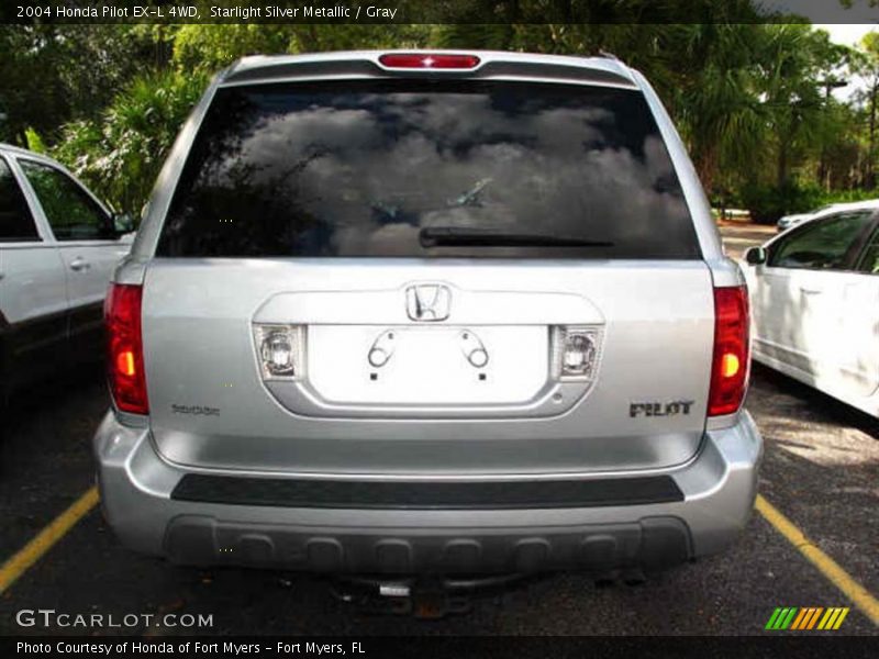 Starlight Silver Metallic / Gray 2004 Honda Pilot EX-L 4WD