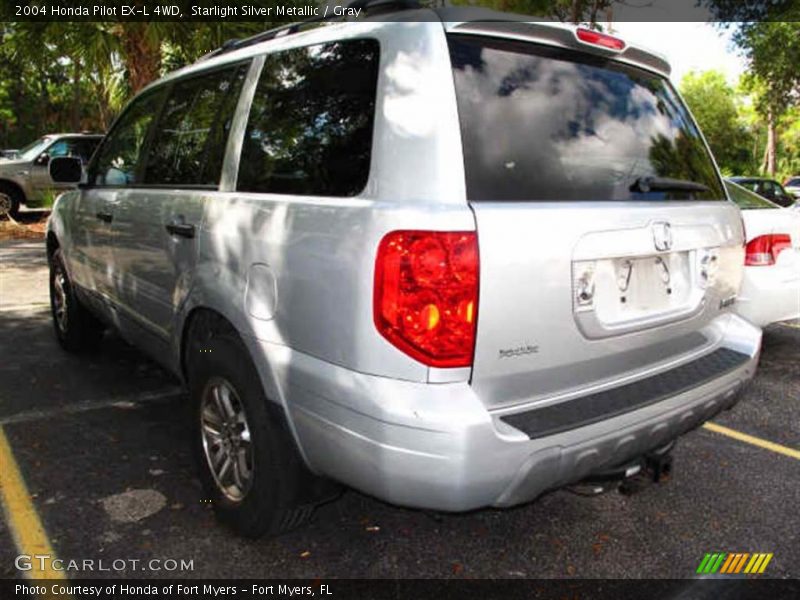 Starlight Silver Metallic / Gray 2004 Honda Pilot EX-L 4WD