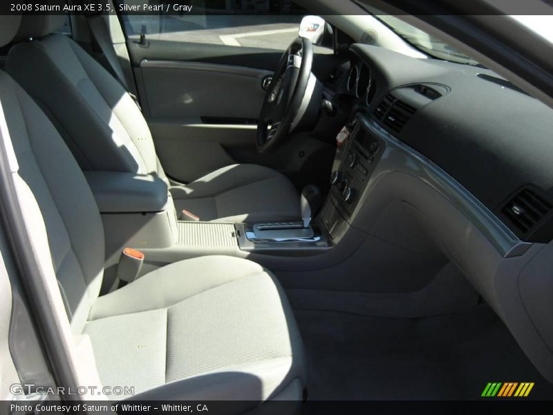 Silver Pearl / Gray 2008 Saturn Aura XE 3.5