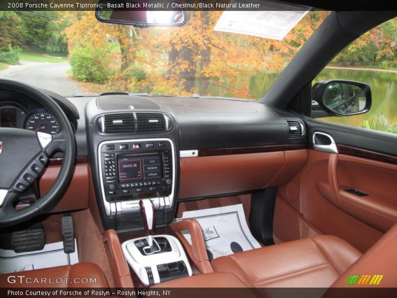 Basalt Black Metallic / Chestnut/Black Natural Leather 2008 Porsche Cayenne Tiptronic