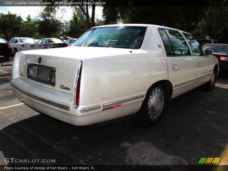 White Diamond / Shale/Neutral 1997 Cadillac DeVille Sedan