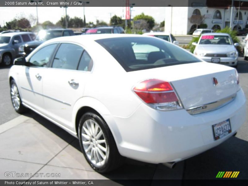 Cream White / Gray 2008 Saturn Aura XR