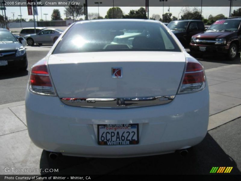 Cream White / Gray 2008 Saturn Aura XR