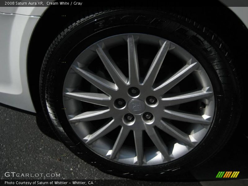 Cream White / Gray 2008 Saturn Aura XR