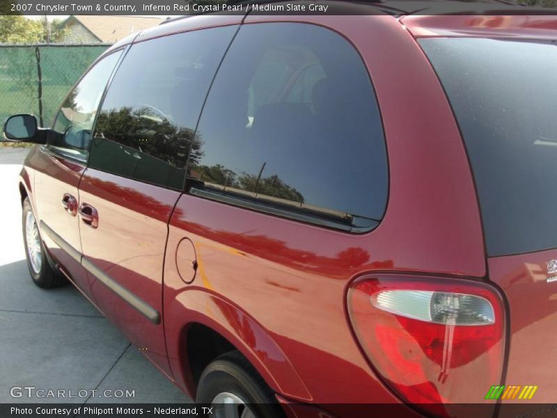 Inferno Red Crystal Pearl / Medium Slate Gray 2007 Chrysler Town & Country
