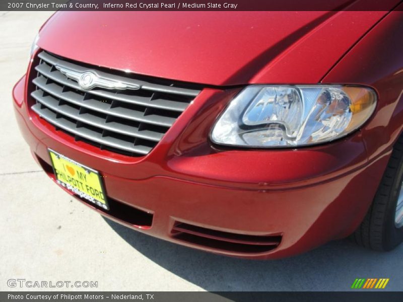 Inferno Red Crystal Pearl / Medium Slate Gray 2007 Chrysler Town & Country