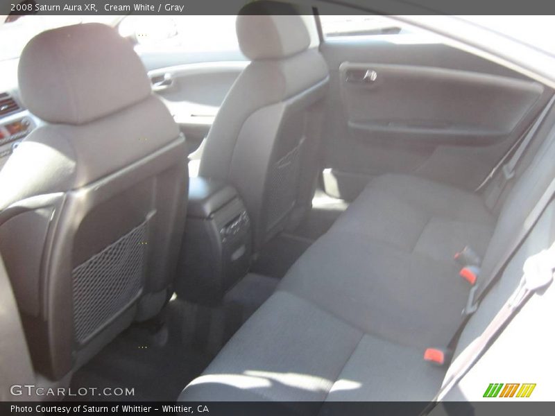 Cream White / Gray 2008 Saturn Aura XR