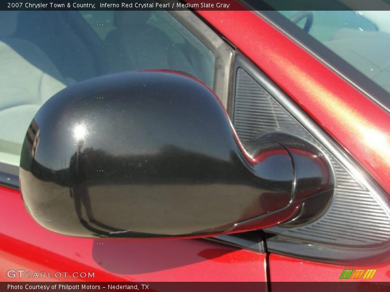 Inferno Red Crystal Pearl / Medium Slate Gray 2007 Chrysler Town & Country