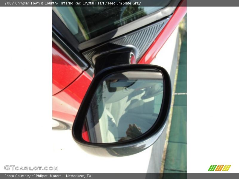 Inferno Red Crystal Pearl / Medium Slate Gray 2007 Chrysler Town & Country