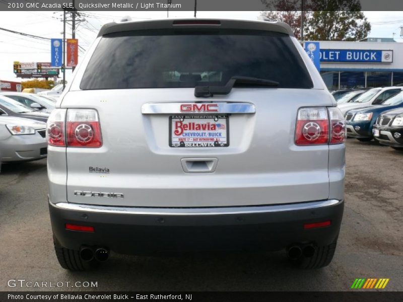 Quicksilver Metallic / Light Titanium 2010 GMC Acadia SLE