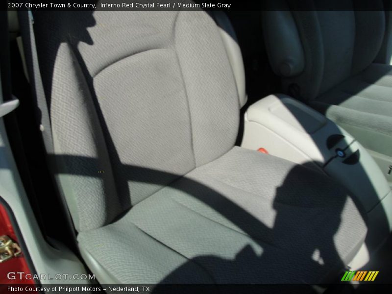 Inferno Red Crystal Pearl / Medium Slate Gray 2007 Chrysler Town & Country
