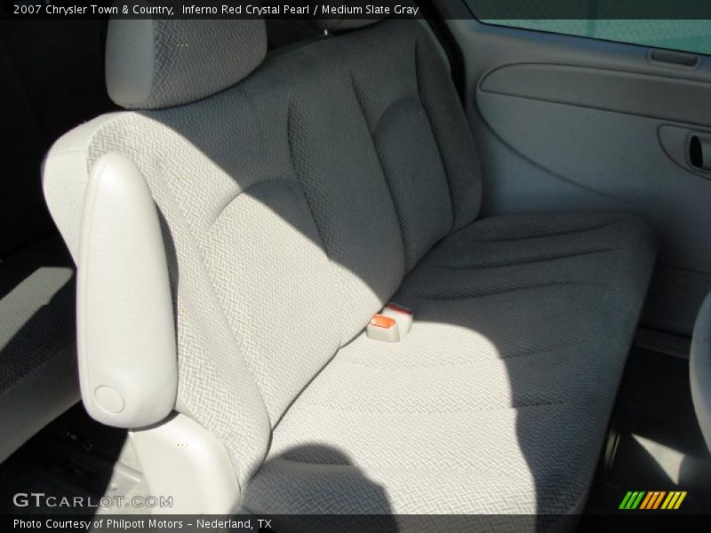 Inferno Red Crystal Pearl / Medium Slate Gray 2007 Chrysler Town & Country