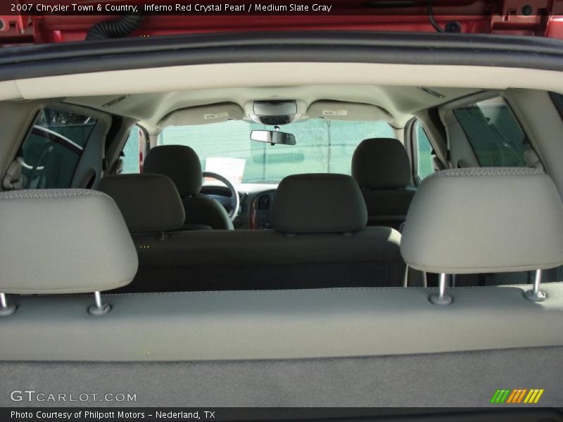 Inferno Red Crystal Pearl / Medium Slate Gray 2007 Chrysler Town & Country