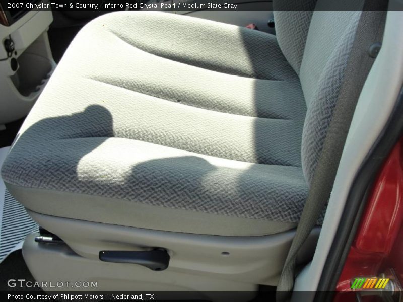Inferno Red Crystal Pearl / Medium Slate Gray 2007 Chrysler Town & Country
