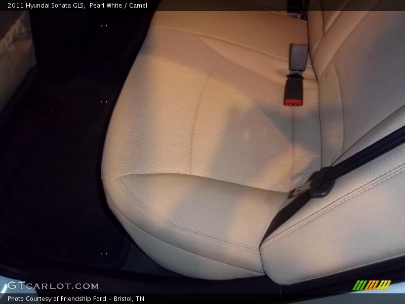 Pearl White / Camel 2011 Hyundai Sonata GLS