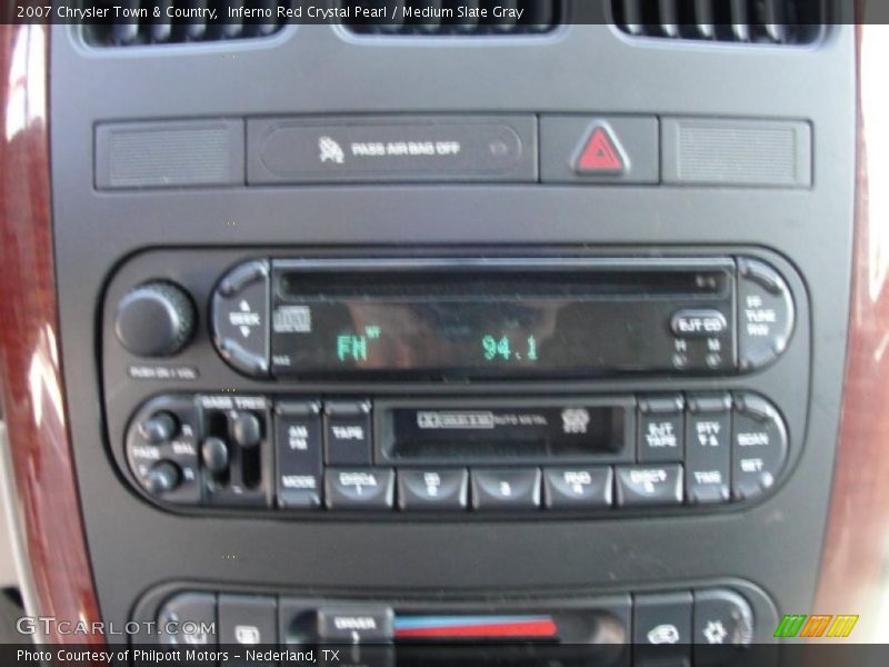 Inferno Red Crystal Pearl / Medium Slate Gray 2007 Chrysler Town & Country